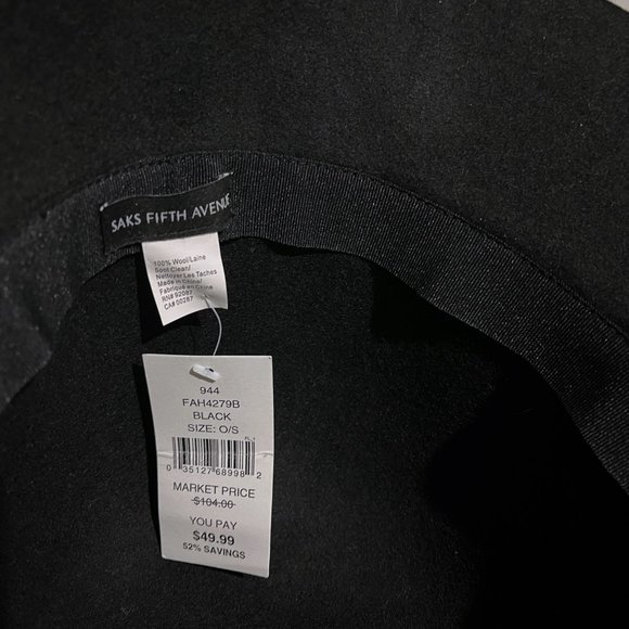 Round Brim Felt Wool Hat - Picture 8 of 8